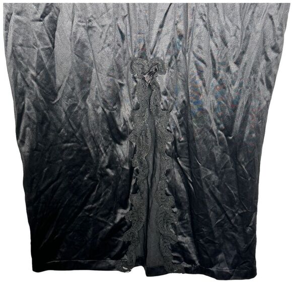 Vintage Sears‎ Black Long Slip - Picture 2 of 5